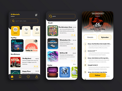 podcast ui app
