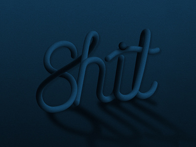 Feelin' Like illustrator photoshop shit typography design