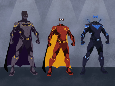 The Suit Makes the Man armor batman book comics cool dc fight hero illustration marvel nerd procreate super superhero