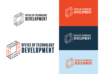 Office of Technology Delevlopment Logo Suite branding design development logo logo design technology typography