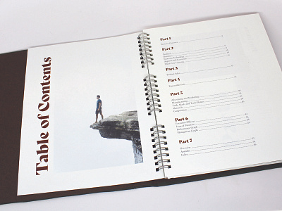 Table of Contents for Timberland Annual Report annual report design display type image logo photo photography table of contents type typeface typography