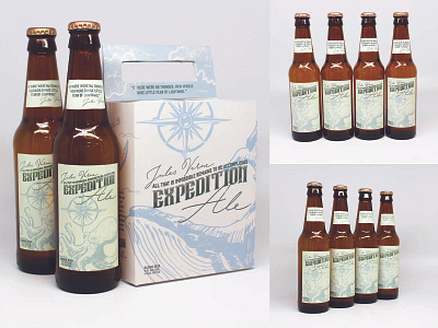 Expedition Ale Packaging 19th century beer beer art beer branding beer label branding design expedition illustration logo typography vector