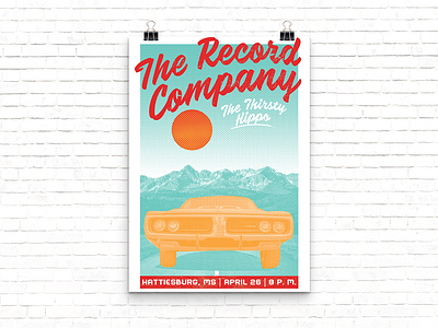 The Record Company Gig Poster