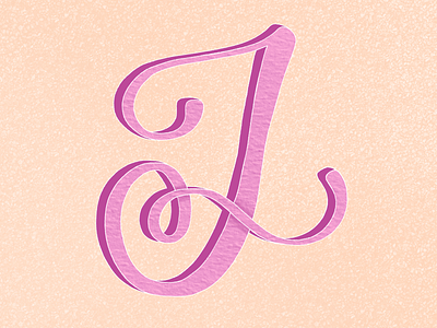 Letter J lettering type typography