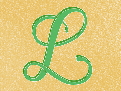 Letter L lettering type typography