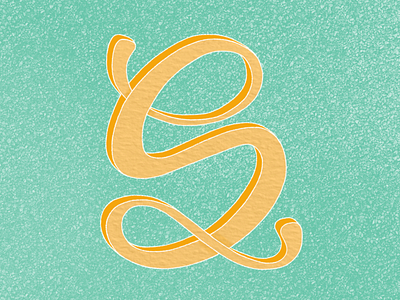 Letter S lettering type typography