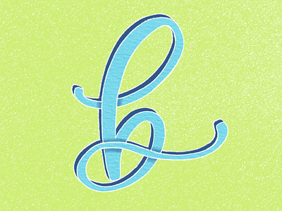 Letter B lettering type