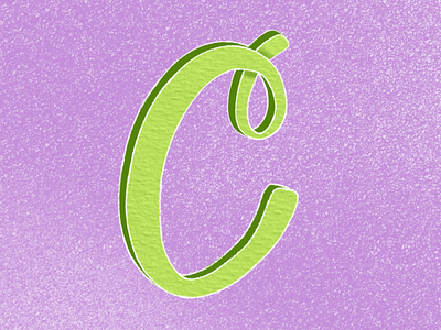 Letter C lettering type