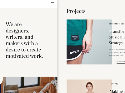 Landing Exploration 01 agency design ecommerce typography ui