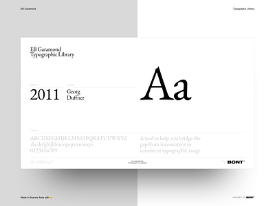EB Garamond - Typographic Library - 05 interaction design sketchapp typography ui ux web design website