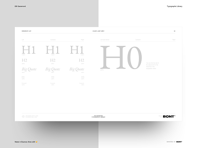 EB Garamond - Typographic Library - Light grey color - 08 interaction design sketchapp typography ui ux web design website