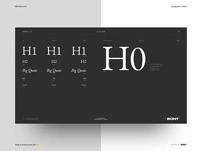 EB Garamond - Typographic Library - White color - 09 interaction design sketchapp typography ui ux web design website