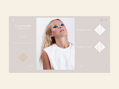 Jewelry shop 2 design desktop ecommerce fashion flat geometric icon interaction design landing minimal typography ui ux vector web website