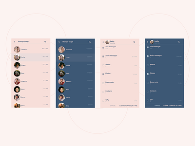 Messaging app 9 - Storage usage