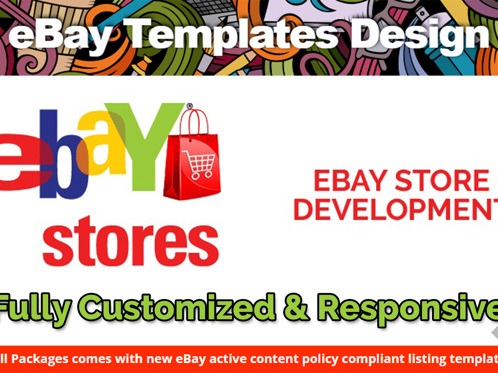 Custom Ebay Shop Templates Designed By spider by Rao Ali Haider on Dribbble