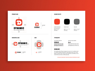 Dynamic Equipment Services: Brand Identity - Identity System