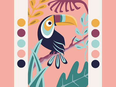 Birdie character design design flat illustration vector