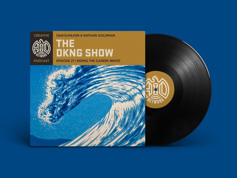 The DKNG Show (Episode 27) podcast adventures in design vinyl dkng studios dkng nathan goldman dan kuhlken
