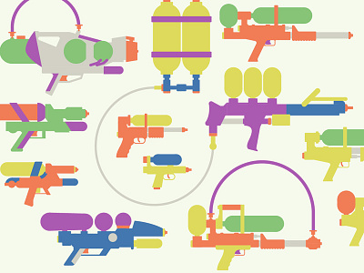 Mystery Project 31.1 dan kuhlken dkng gun guns nathan goldman poster print super soaker vector water