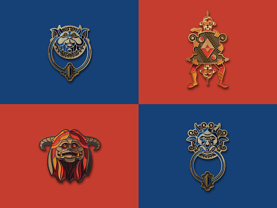 New Labyrinth Enamel Pin Collection by DKNG on Dribbble