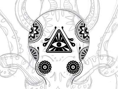Mystery Project 42 dan kuhlken day of the dead dia de los muertos dkng nathan goldman octopus skull candy vector
