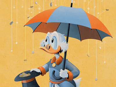 Uncle Scrooge (Original) dan kuhlken disney dkng duck ducktales nathan goldman rain scrooge mcduck umbrella