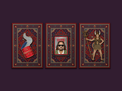 The Big Lebowski Enamel Pins