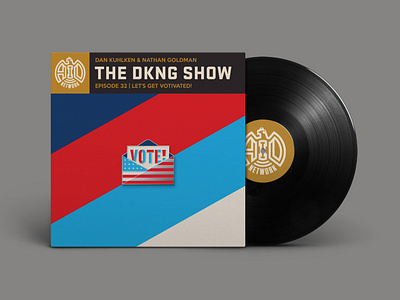 The DKNG Show (Episode 32) adventures in design brooch dan kuhlken dkng dkng studios enamel pin enamel pins flag nathan goldman pin podcast the dkng show vote