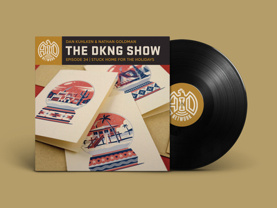 The DKNG Show (Episode 34) adventures in design dan kuhlken dkng dkng studios letterpress nathan goldman podcast snow globe vinyl