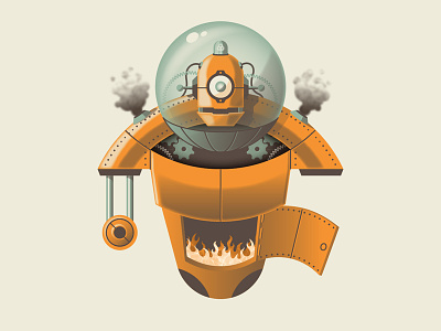 Mystery Project 51 dan kuhlken dkng fire geometric nathan goldman robot smoke vector