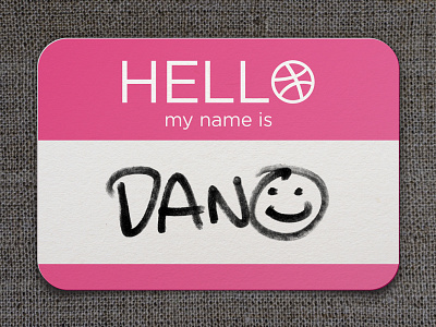 Dribbble Meetup in LA dan kuhlken dkng dribbble general assembly hello los angeles meetup name tag shopify the noun project