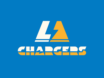Super Design Bowl L.A. Chargers Logo chargers dan kuhlken dkng dkng studios geometric icon logo nathan goldman sports sports branding vector