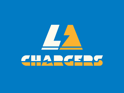 Super Design Bowl L.A. Chargers Logo chargers dan kuhlken dkng dkng studios geometric icon logo nathan goldman sports sports branding vector