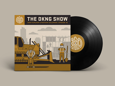 The DKNG Show (Episode 42) adventures in design aid construction dan kuhlken dkng dkng studios geometric mark brickey nathan goldman podcast vector vinyl