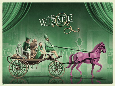 The Wizard Of Oz Poster (Purple)