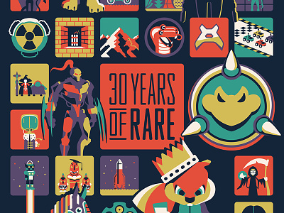 Xbox '30 Years of Rare' Poster
