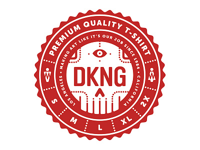 DKNG Shirt Sticker badge dan kuhlken dkng icon logo nathan goldman shirt size skull sticker vector