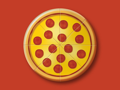 Inch x Inch Pizza Button