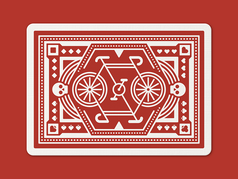 Red Wheel Playing Cards by DKNG/Art Of Play 