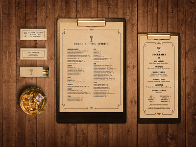 The Varnish Branding Refresh branding dan kuhlken dkng logo matchbox menu mockup nathan goldman whiskey
