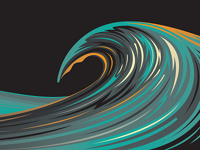 Mystery Project 74 dan kuhlken dkng nathan goldman ocean ripples vector water wave waves
