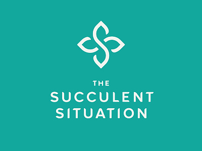 The Succulent Situation Logo branding cactus dan kuhlken dkng flower logo nathan goldman succulent typography vector