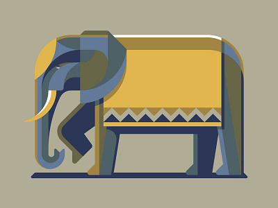 Mystery Project 79 africa dan kuhlken dkng elephant geometric geometry india nathan goldman polygonal vector