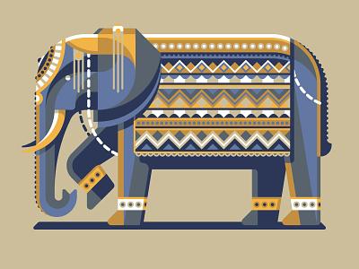 Mystery Project 79.1 africa dan kuhlken dkng elephant geometric geometry india nathan goldman pattern polygonal vector