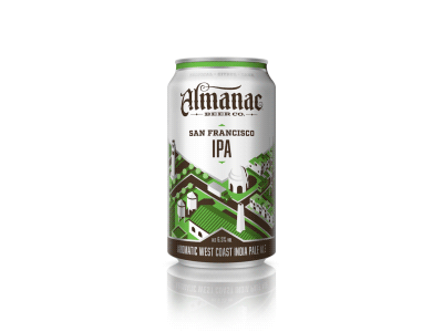 Almanac Beer Co. - San Francisco IPA ipa dkng vector isometric beer packaging dan kuhlken nathan goldman san francisco can