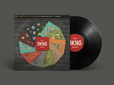 The DKNG Show (Episode 6) adventures in design dan kuhlken dkng explorers club holiday mockup nathan goldman podcast vinyal