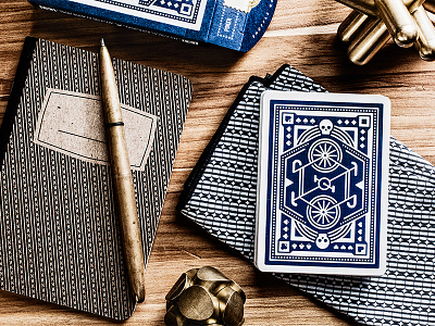 DKNG 'Blue Wheel' Playing Cards