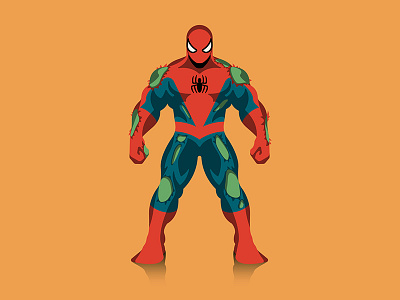 Spider-verse dan kuhlken dkng dkng studios hulk infographic marvel mondo nathan goldman poster spider man spiderman vector