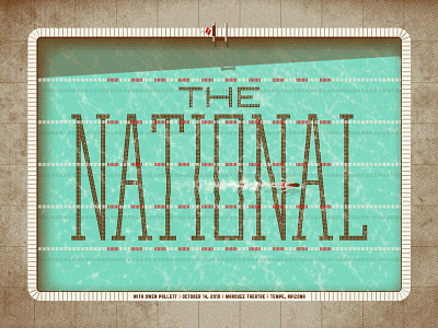 Rock Poster Design: From Concept Development to Execution dan kuhlken dkng dkng studios gig poster nathan goldman pool swimmer the national water