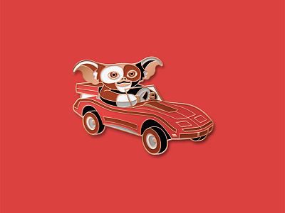 Gremlins: Beep Beep Pin car dan kuhlken dkng dkng studios enamel pin gizmo gremlin gremlins mogwai nathan goldman